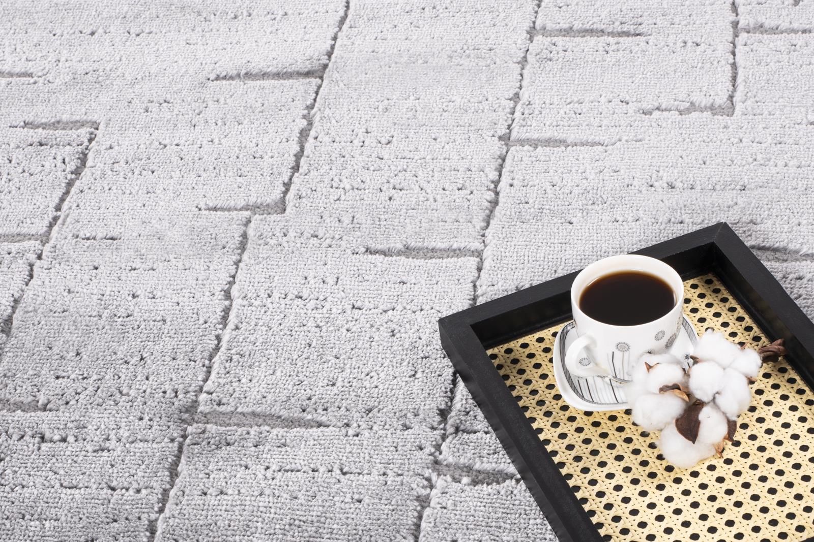 Horio HR01 Light Gray Area Rug — view 3