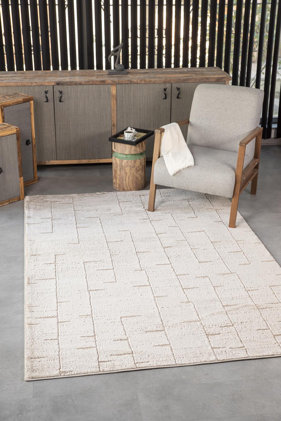 Horio HR02 Light Beige Area Rug — view 2