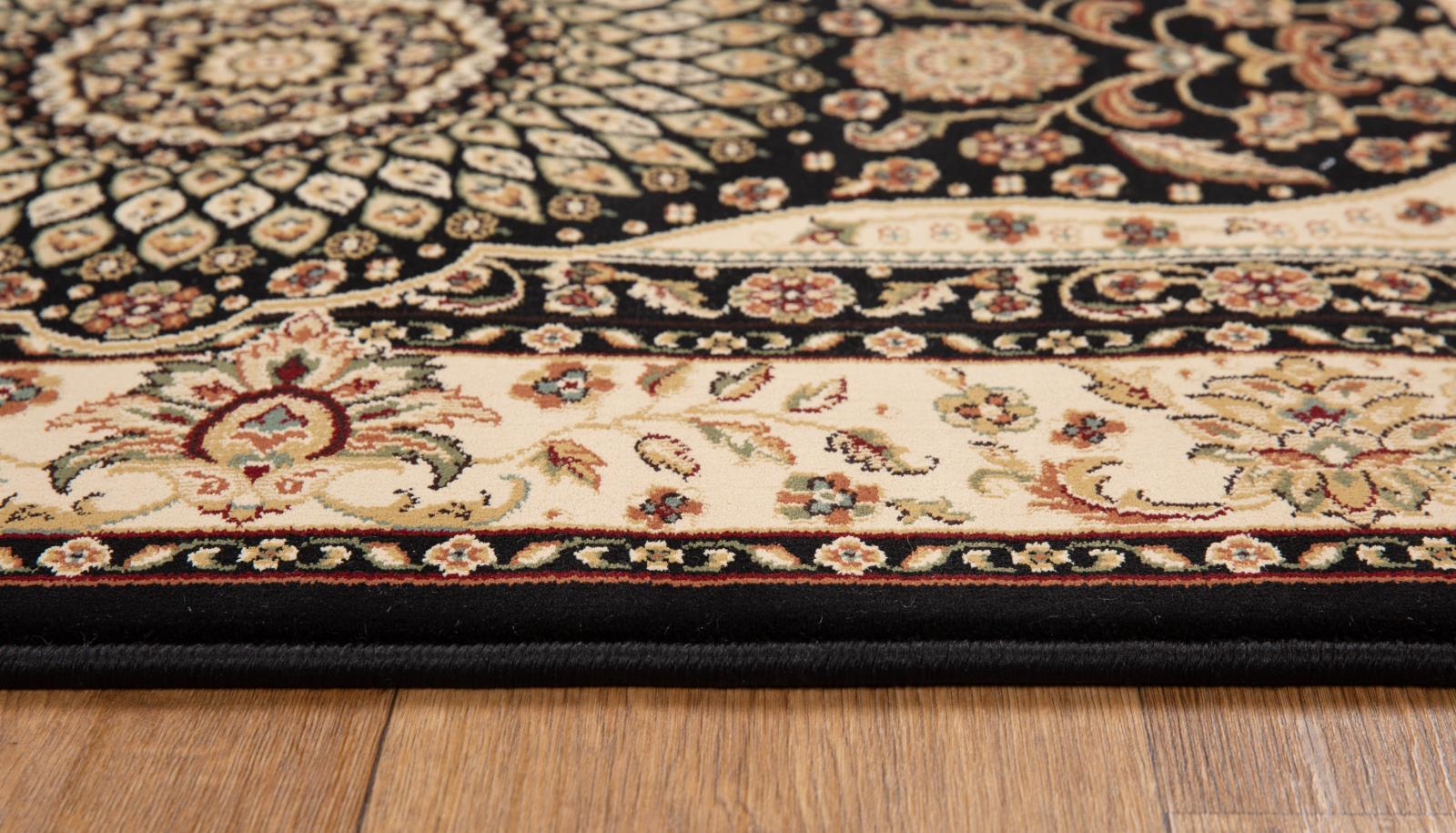 Izmir IZ09 Black Area Rug — view 9
