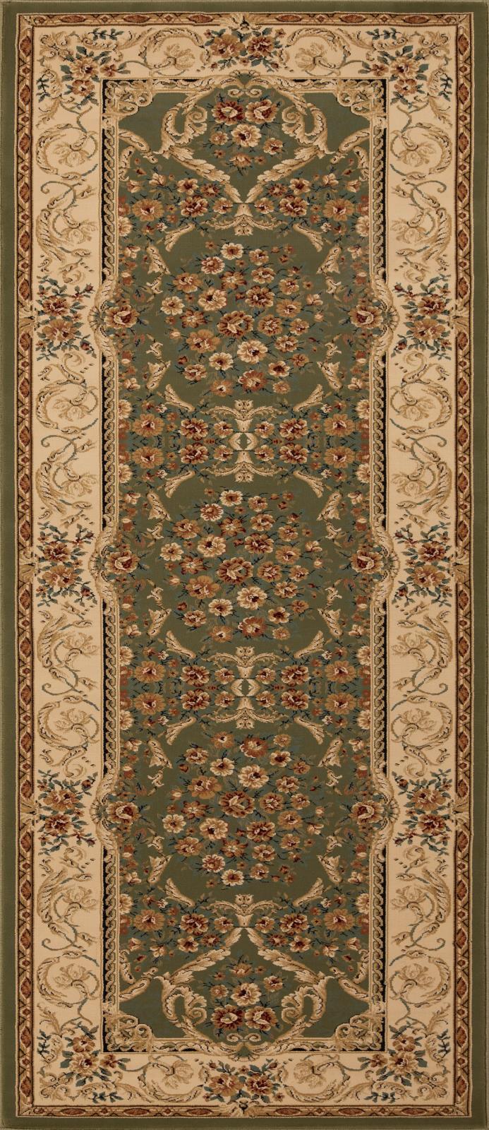 Aubusson AB05 Olive Area Rug — view 10