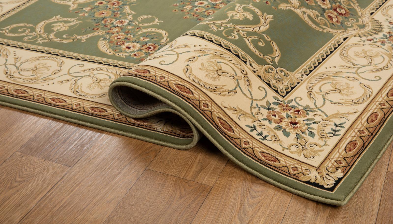 Aubusson AB05 Olive Area Rug — view 5