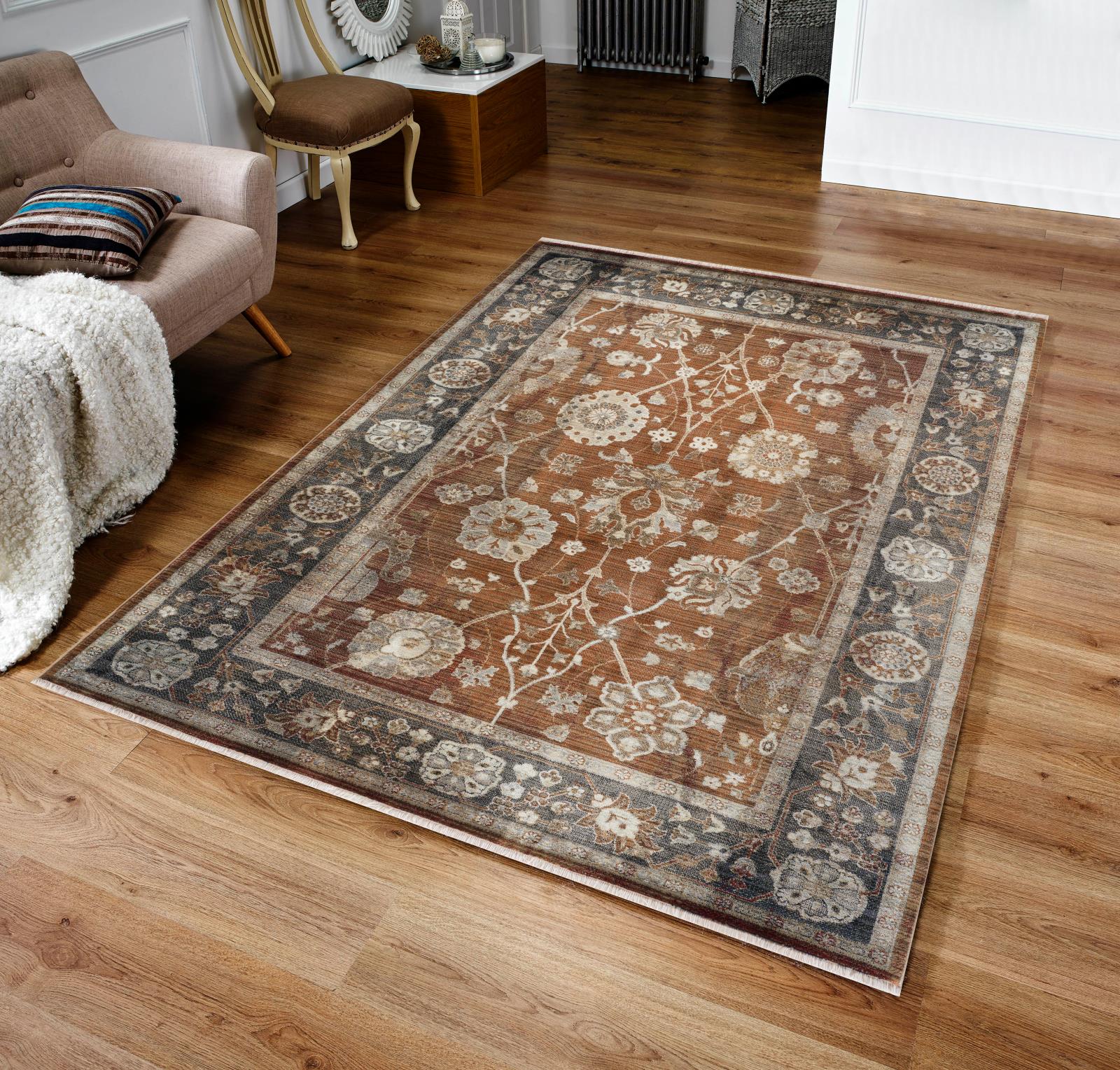 Ana AA13 Rust Area Rug — view 6
