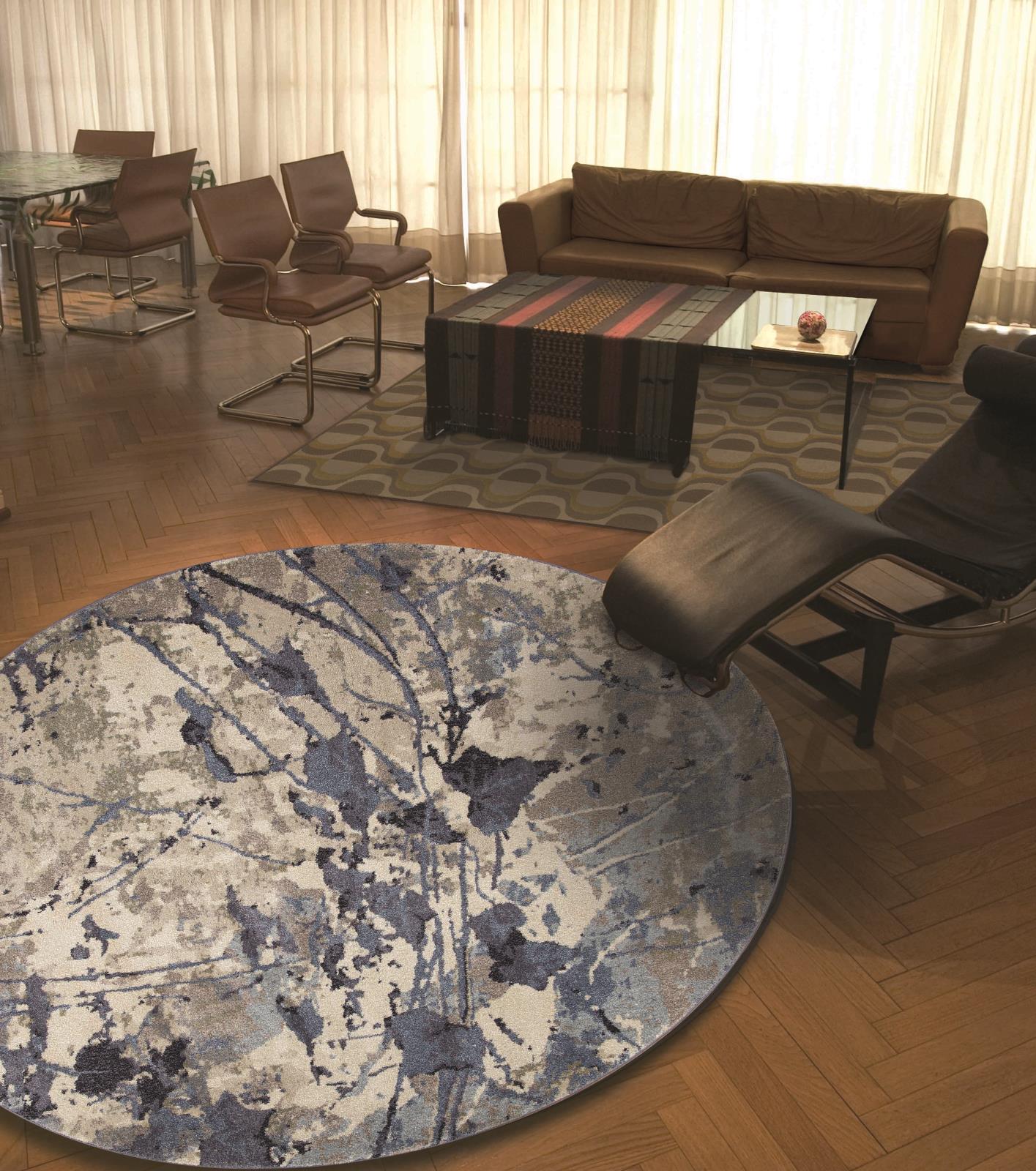 Olympia OY02 Blue Gray Area Rug — view 4