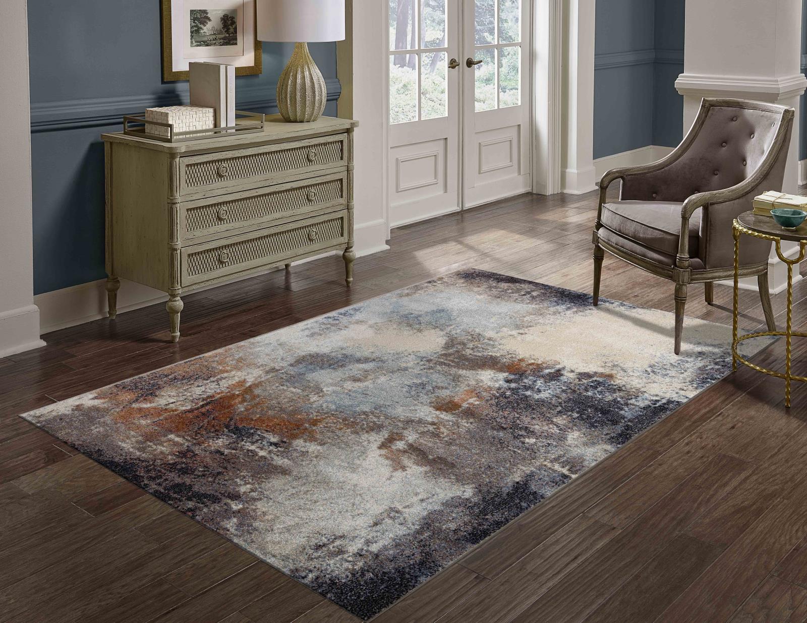 Olympia OY04 Blue Gray Area Rug — view 2