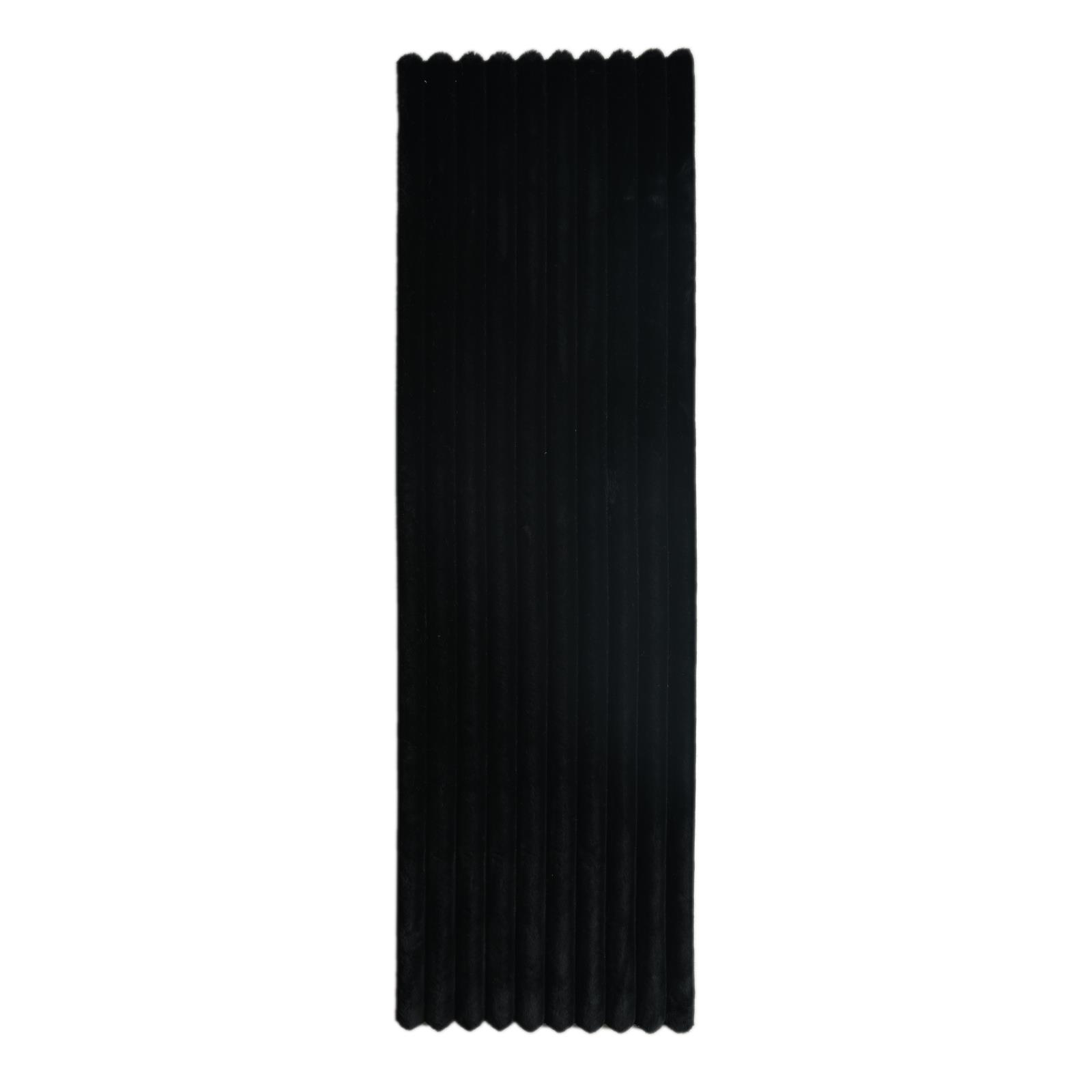 Madrid MD07 Black Shag Rug — view 7