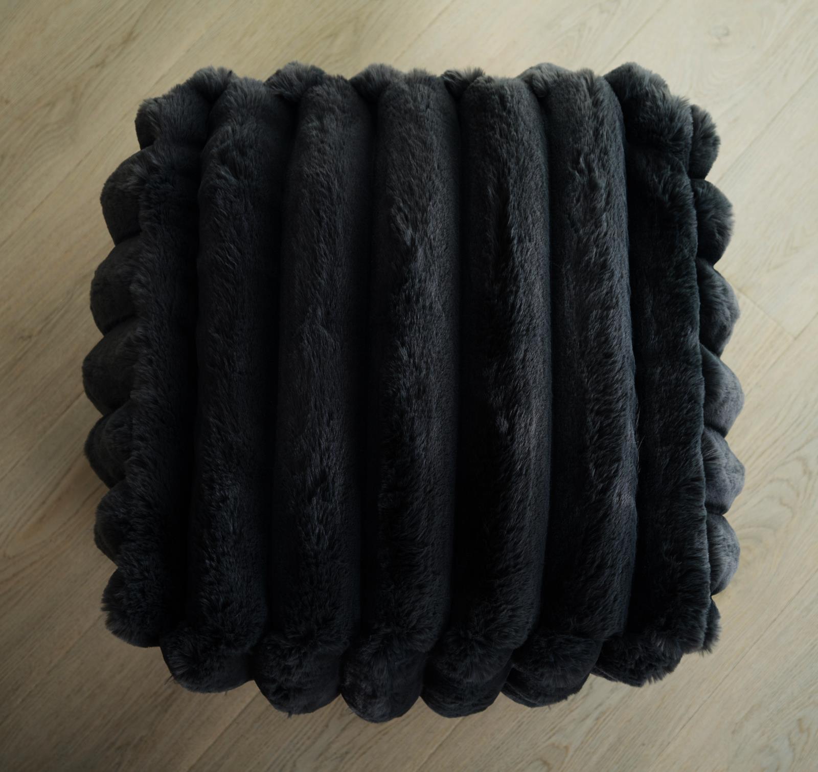 Madrid MD07 Black Pouf — view 6