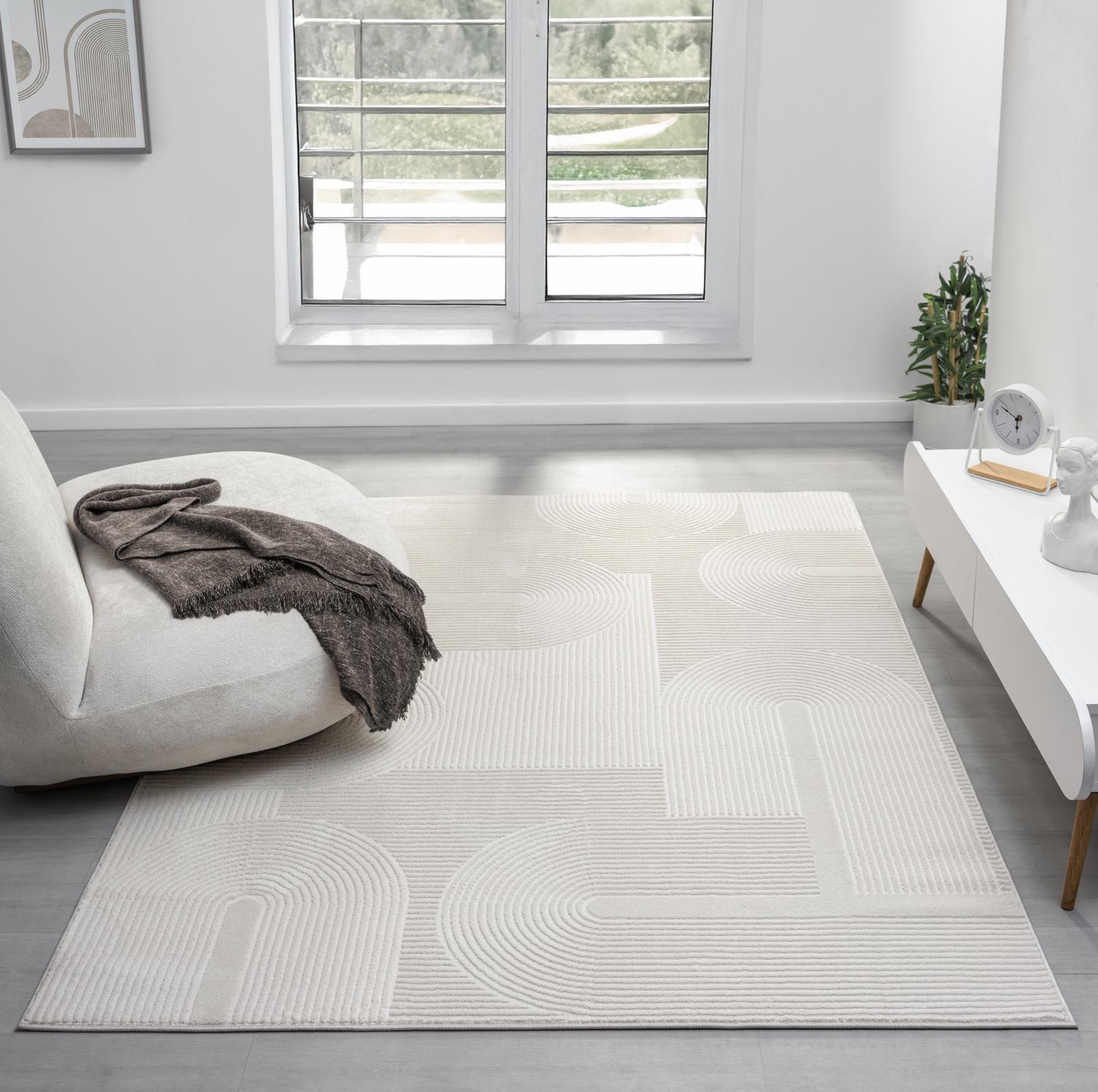 Nuevo NO02 White Area Rug — view 2