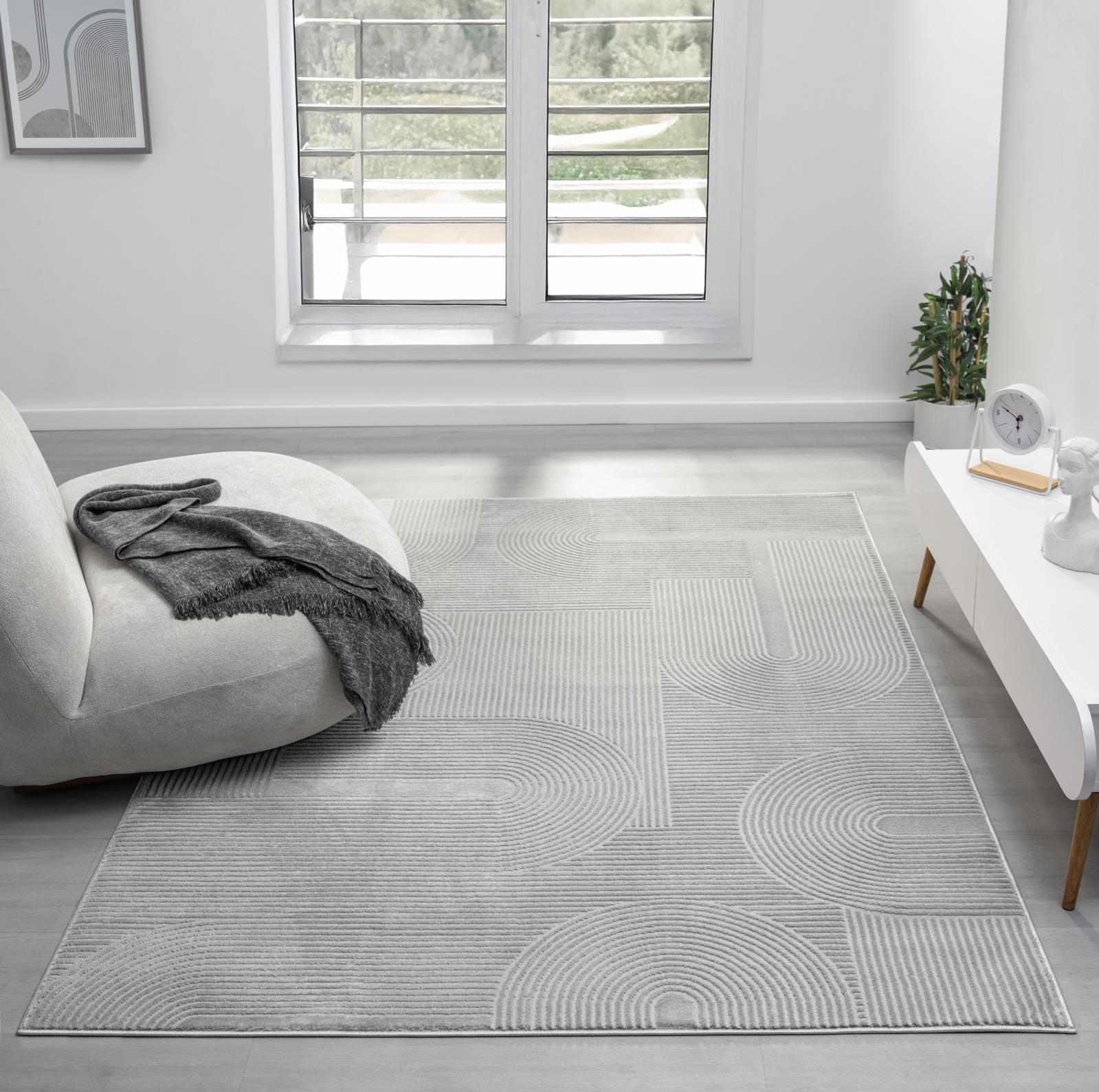 Nuevo NO03 Light Gray Area Rug — view 2
