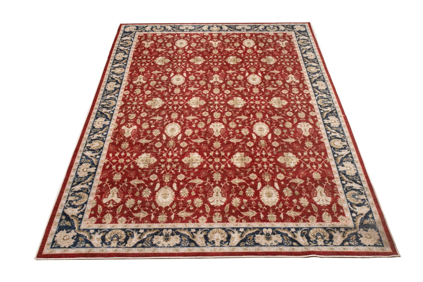 Washable WR11 Red Area Rug — view 5