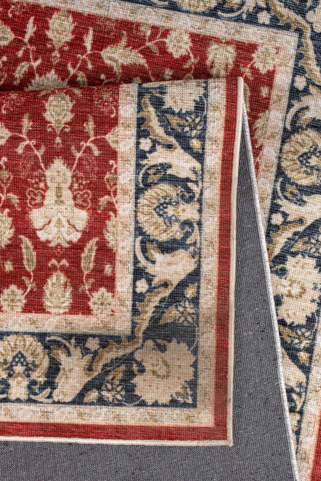Washable WR11 Red Area Rug — view 2
