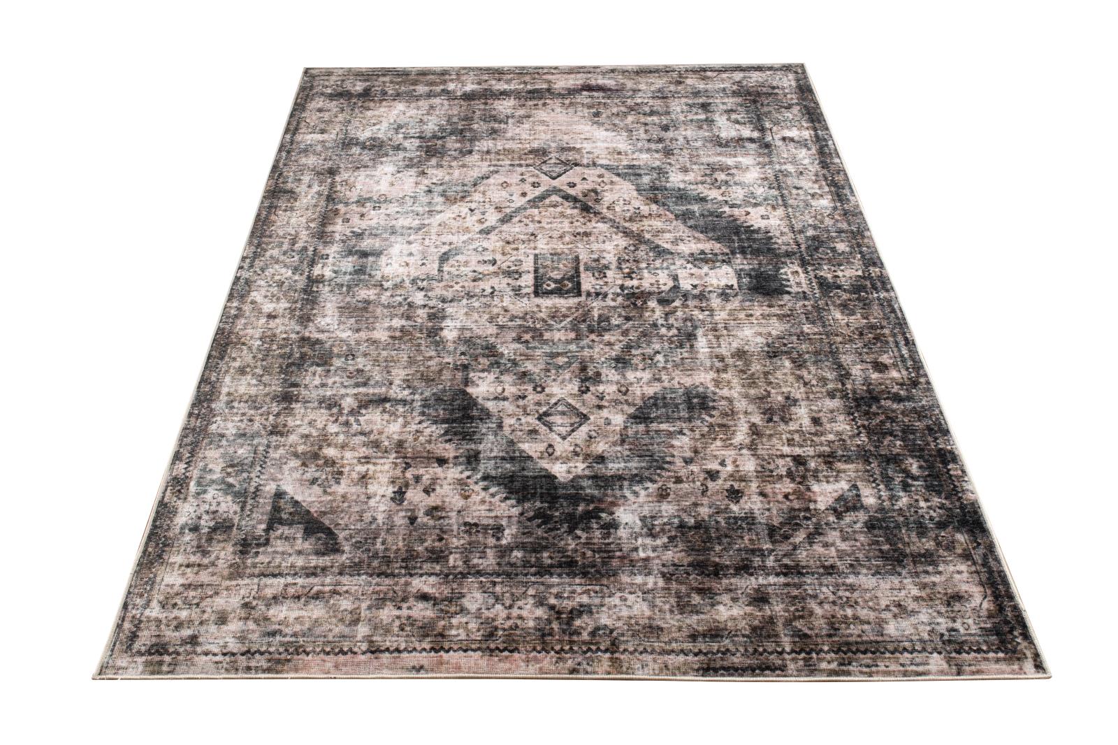 Washable WR10 Charcoal Area Rug — view 5