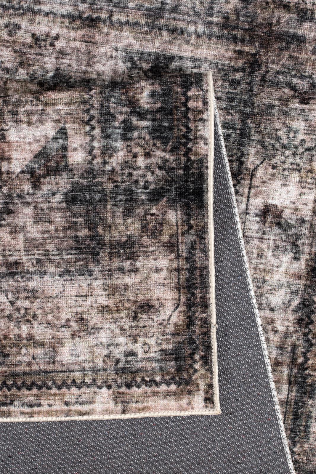 Washable WR10 Charcoal Area Rug — view 3