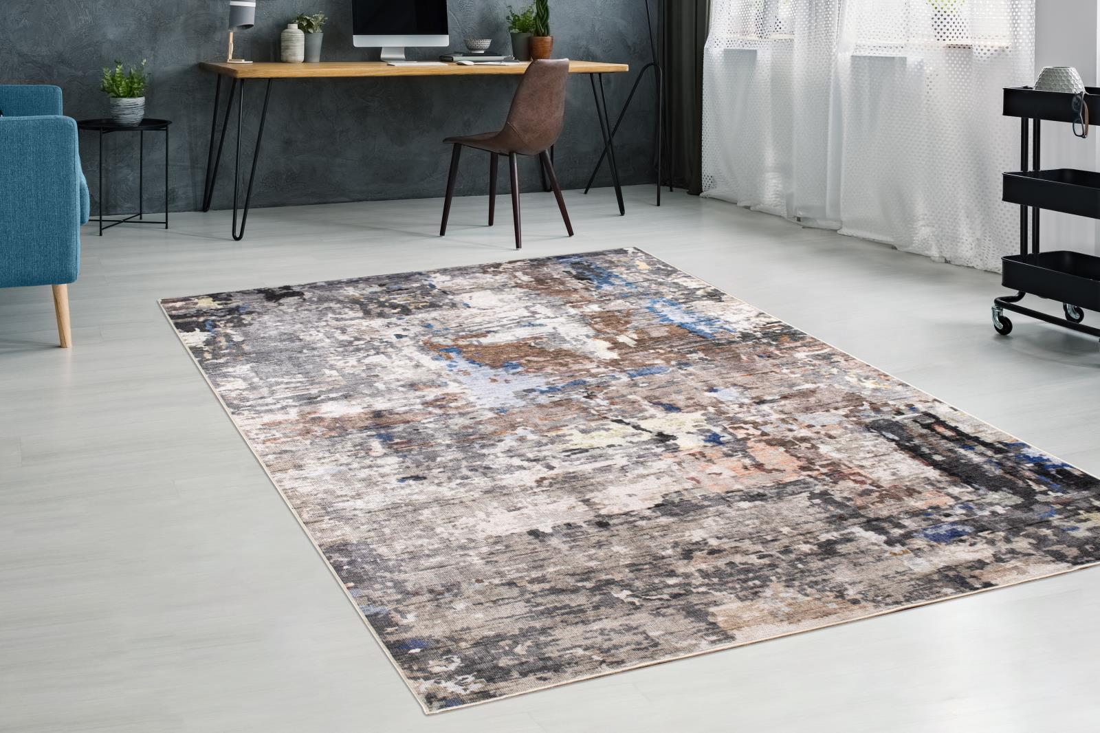Washable WR07 Multicolor Area Rug — view 6