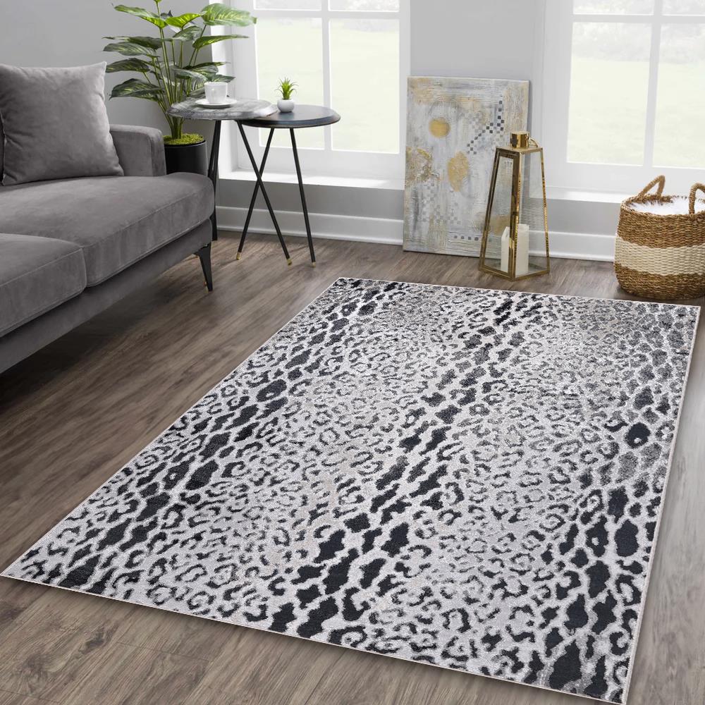Nevada NV13 Light Gray Area Rug — view 8