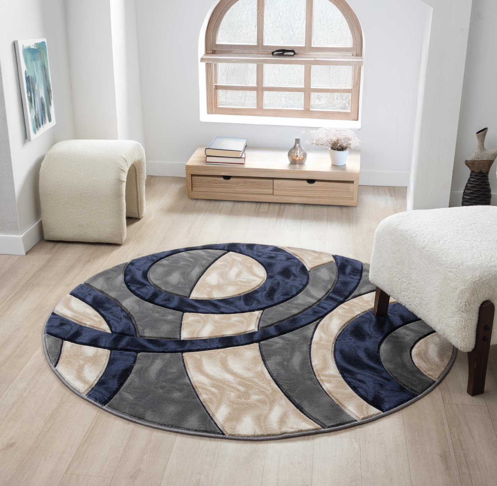 Orelsi OR174 Blue Area Rug — view 6