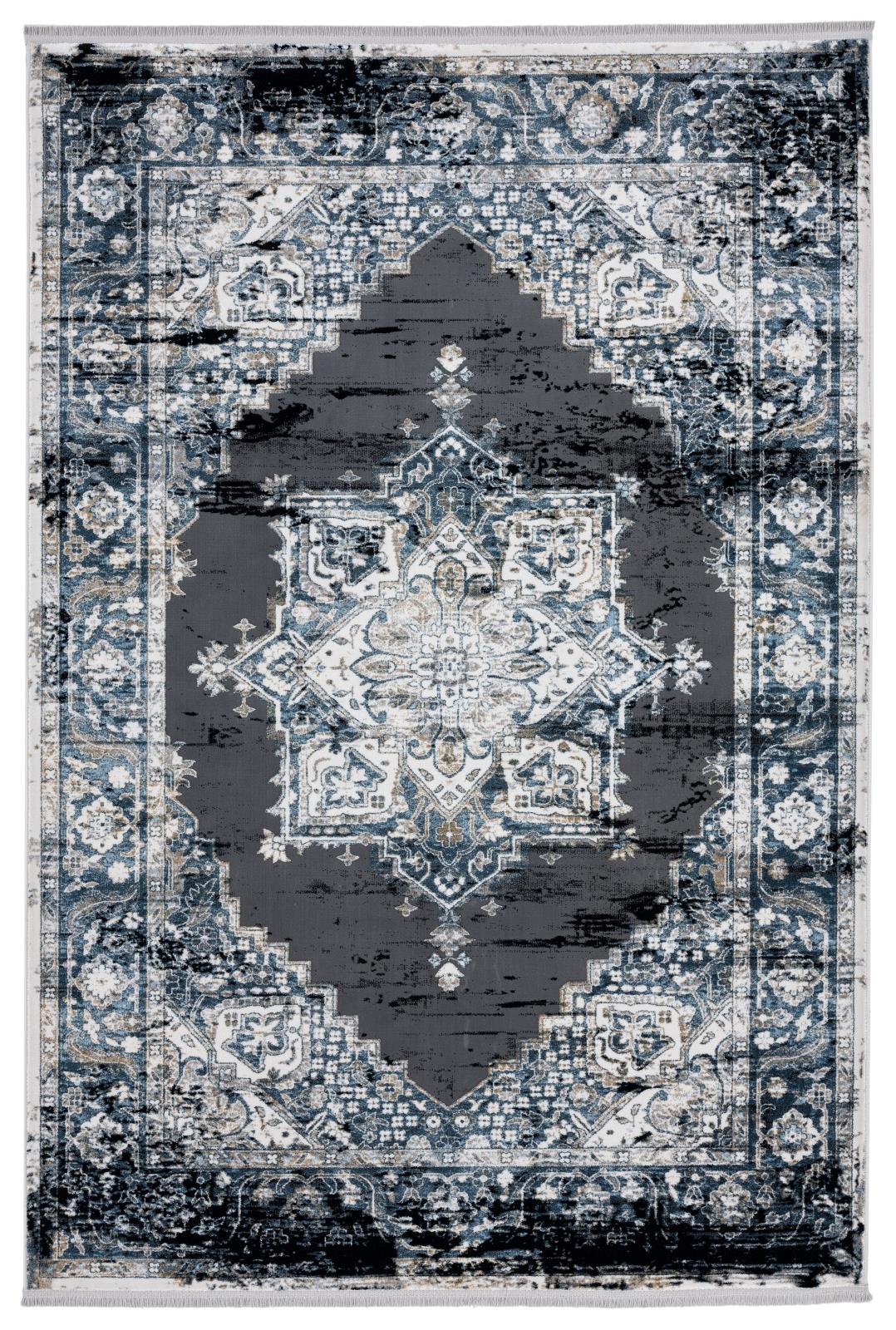 Xanthos XA04 Navy Area Rug