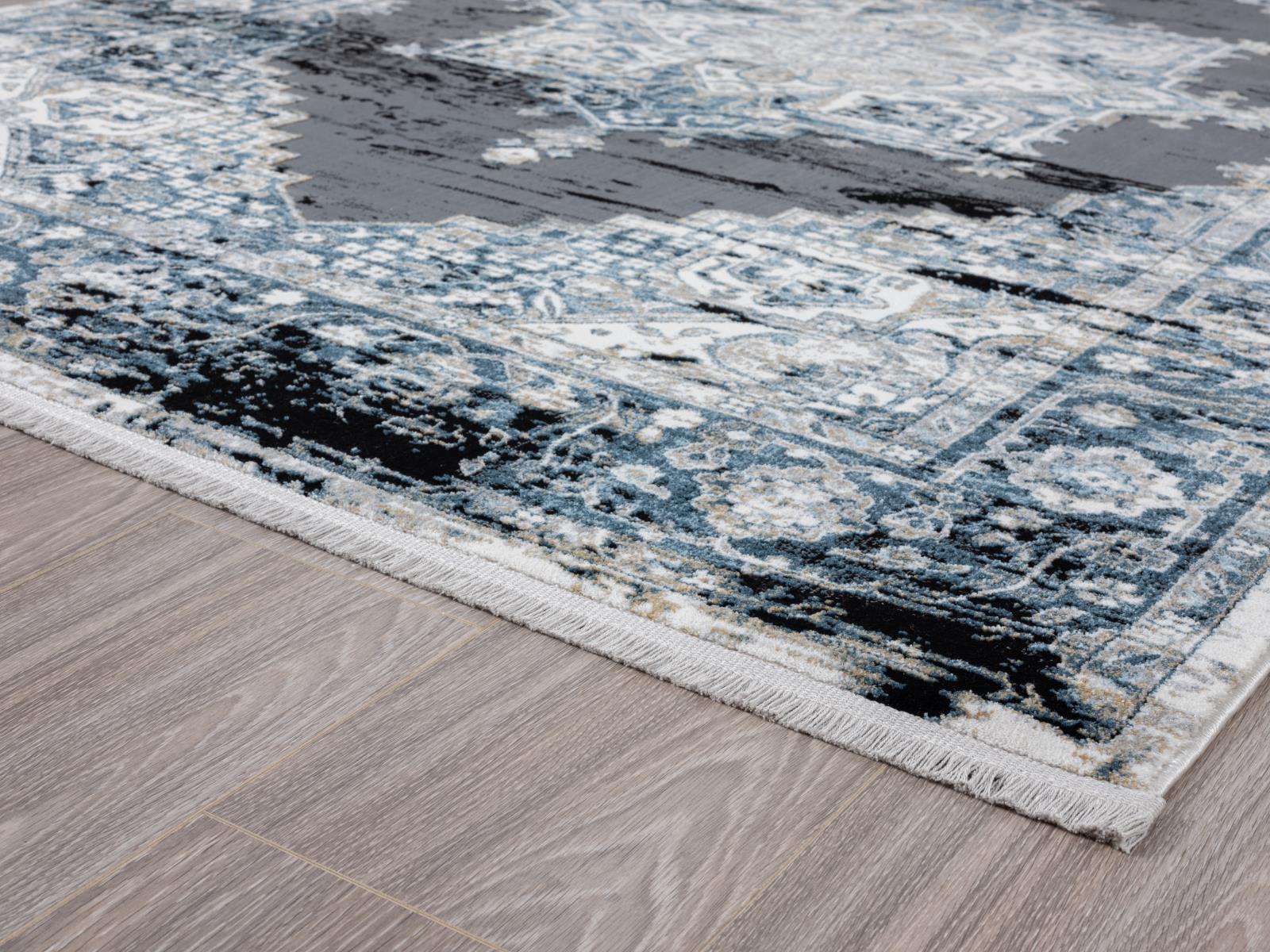 Xanthos XA04 Navy Area Rug — view 5