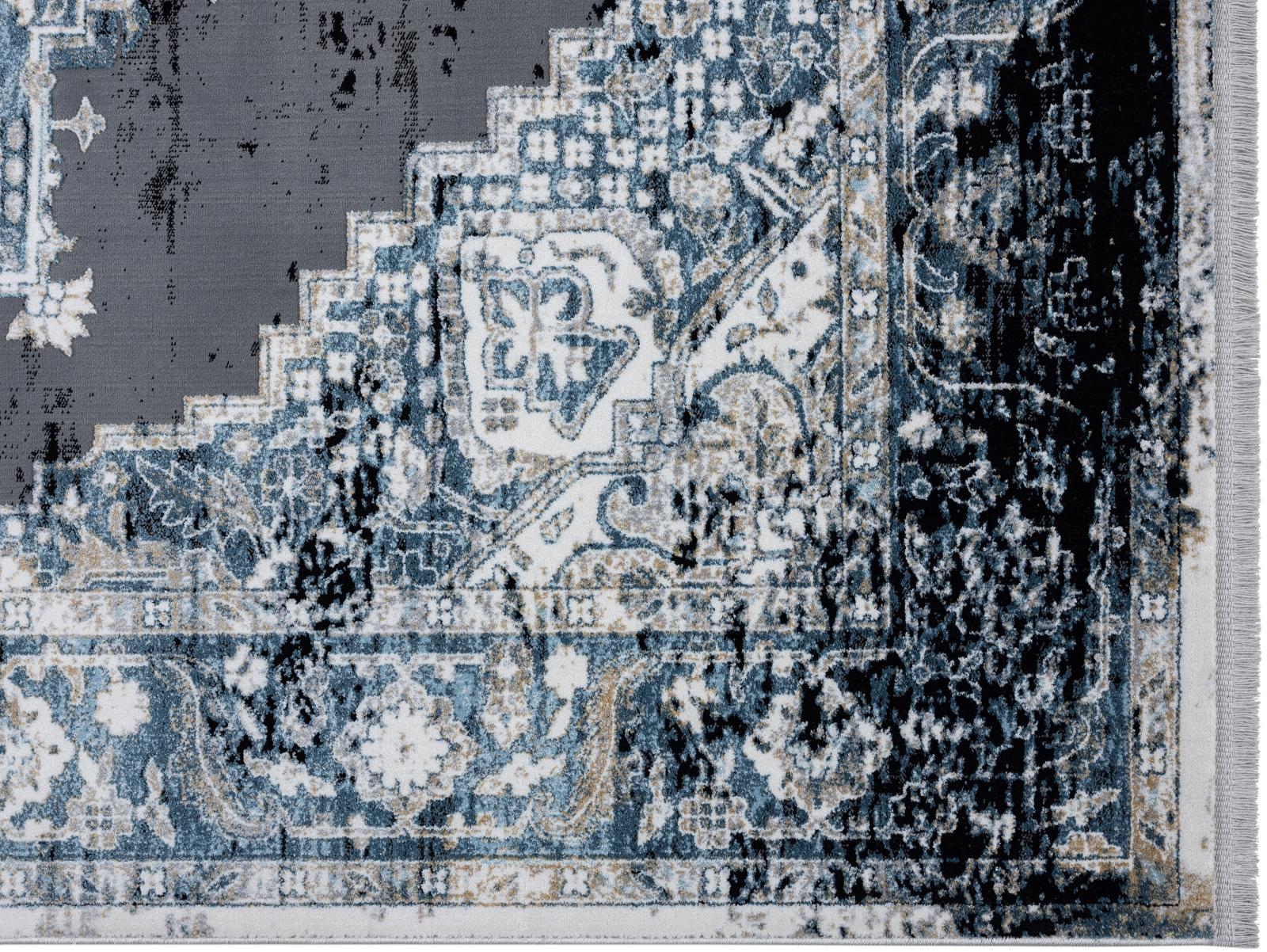 Xanthos XA04 Navy Area Rug — view 4