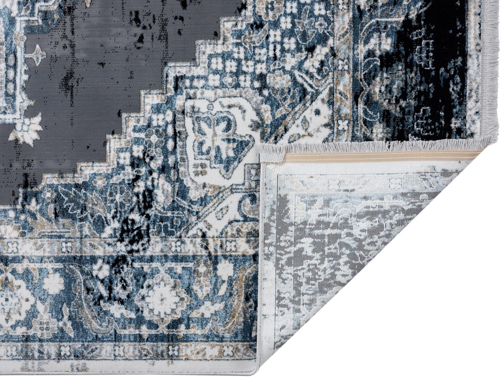 Xanthos XA04 Navy Area Rug — view 2