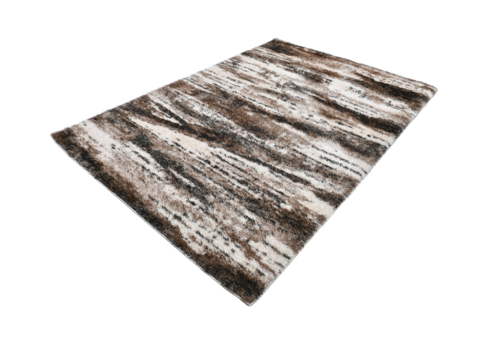Emily EY03 Beige Shag Rug — view 5