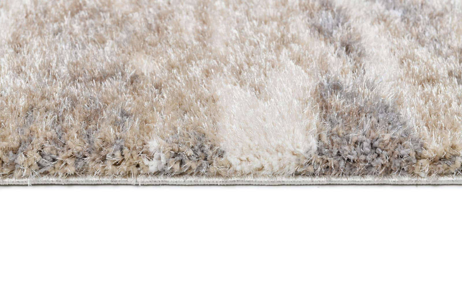 Emily EY04 Light Beige Shag Rug — view 5