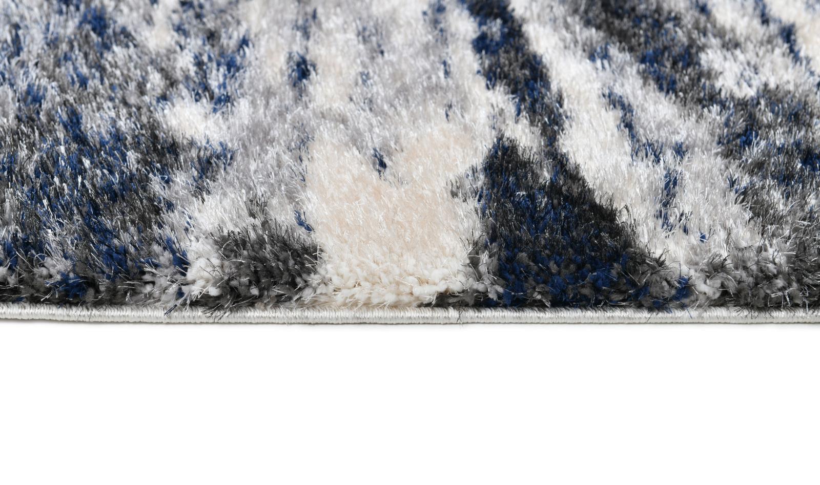 Emily EY05 Gray Shag Rug — view 5
