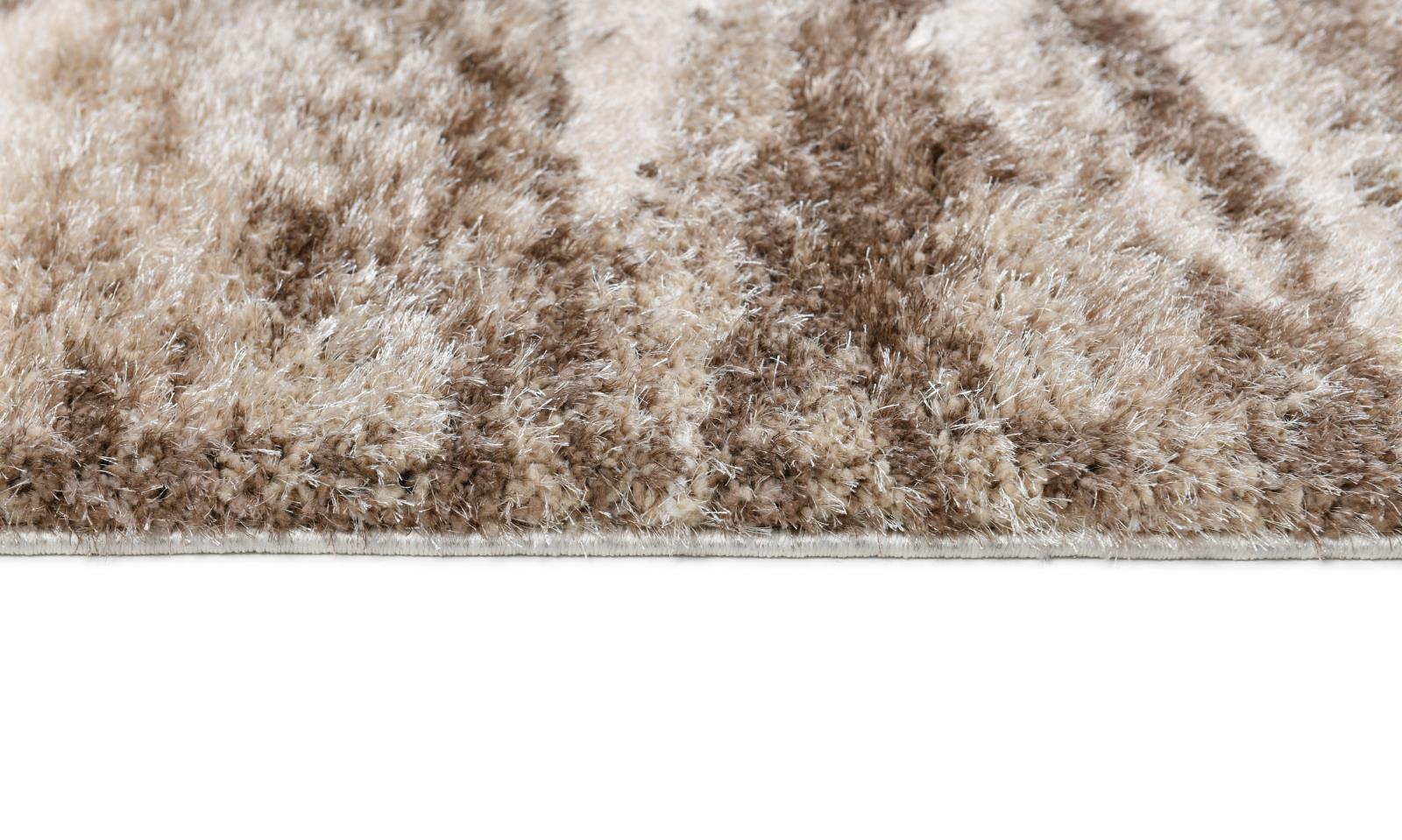 Emily EY06 Beige Shag Rug — view 5