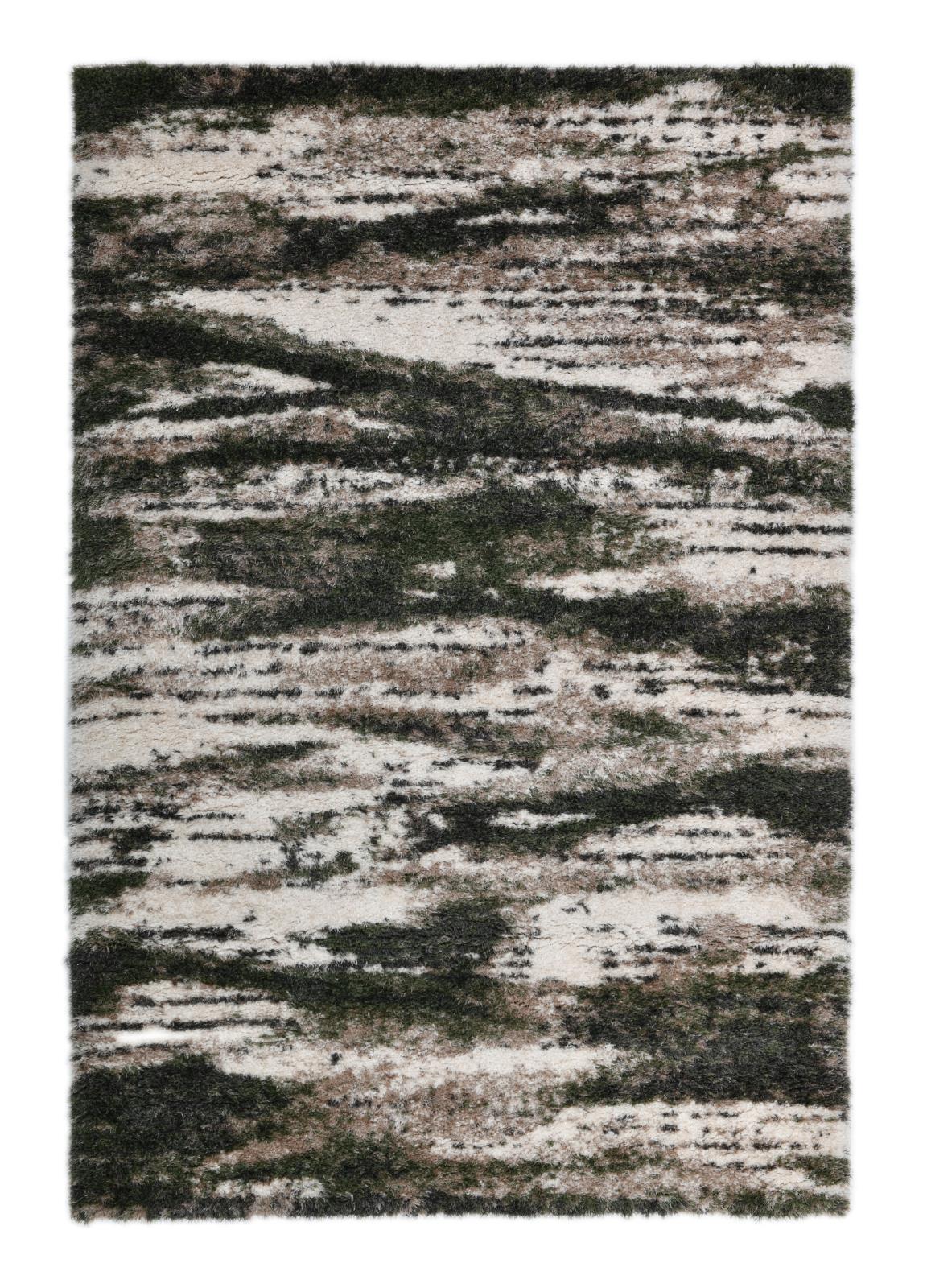 Emily EY08 Beige Shag Rug — view 2