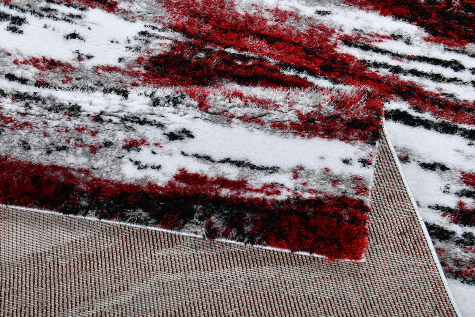 Emily EY09 White Shag Rug — view 5