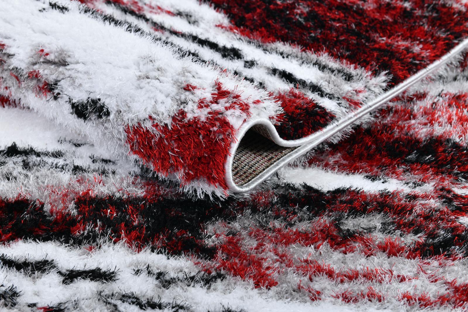 Emily EY09 White Shag Rug — view 3