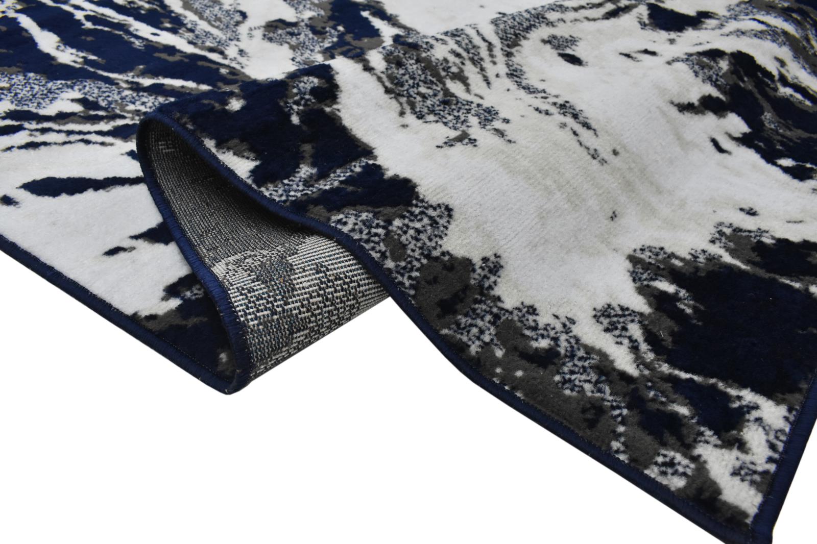Grace GR03 Navy Blue Area Rug — view 4