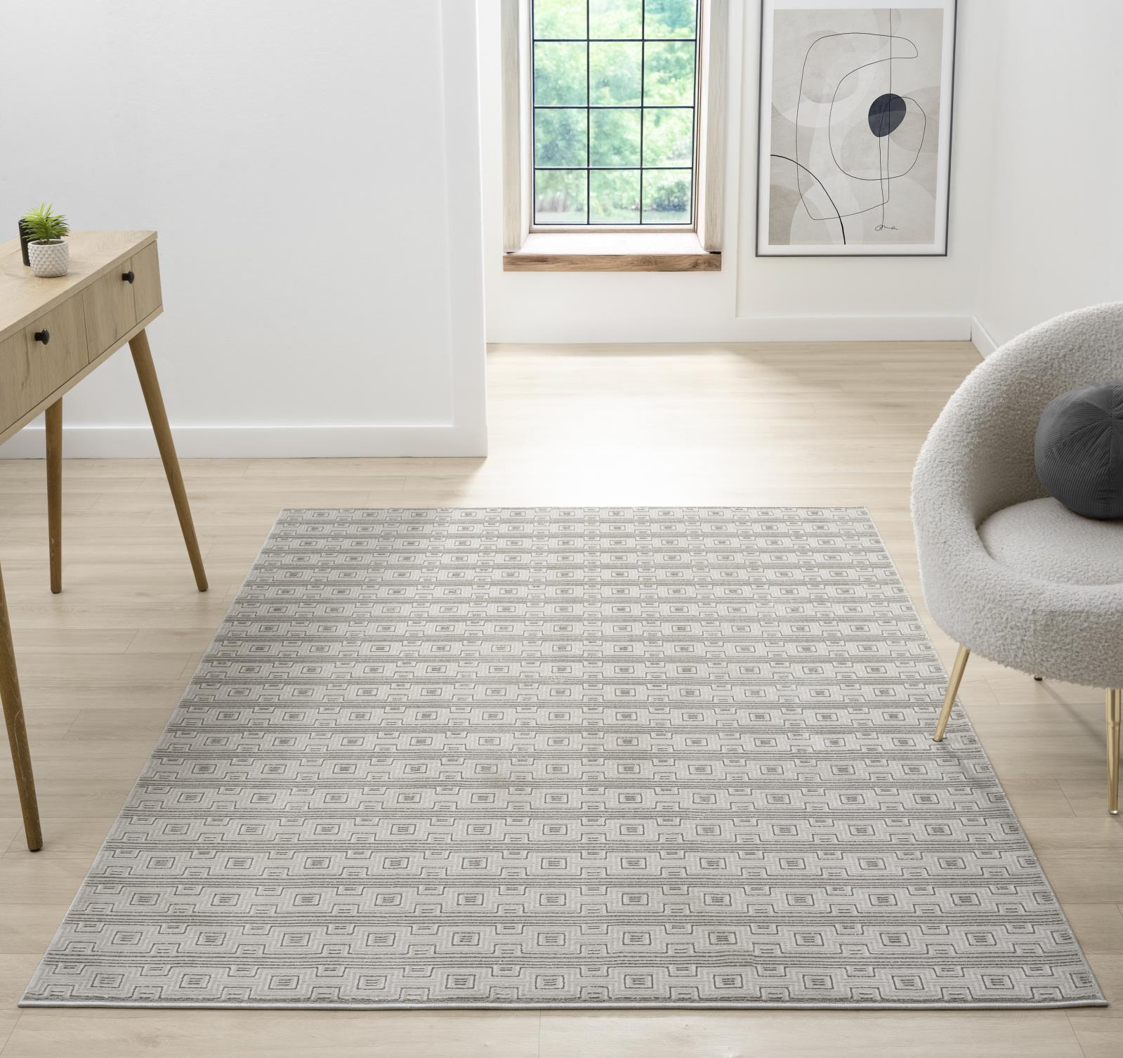 Ksamil KS20 Light Gray Area Rug — view 2