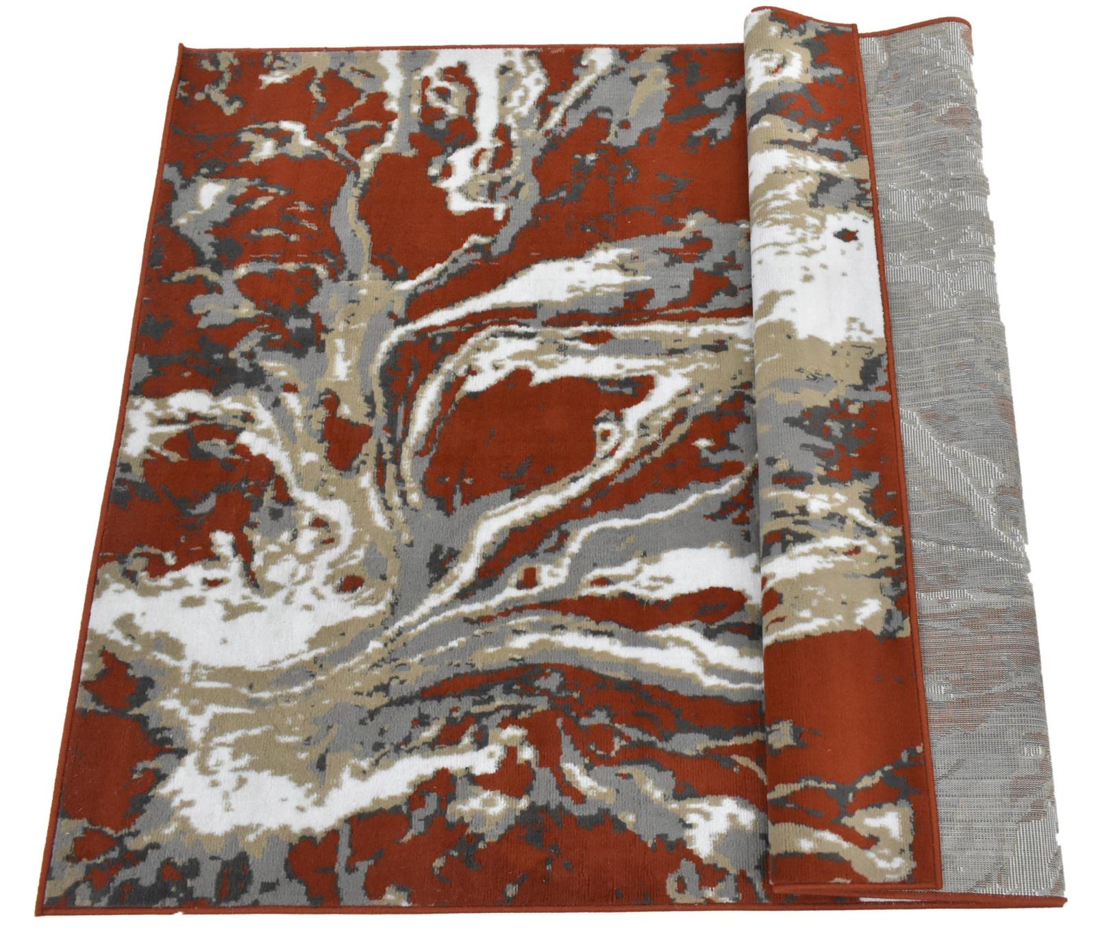 Grace GR07 Rust Red Area Rug — view 2