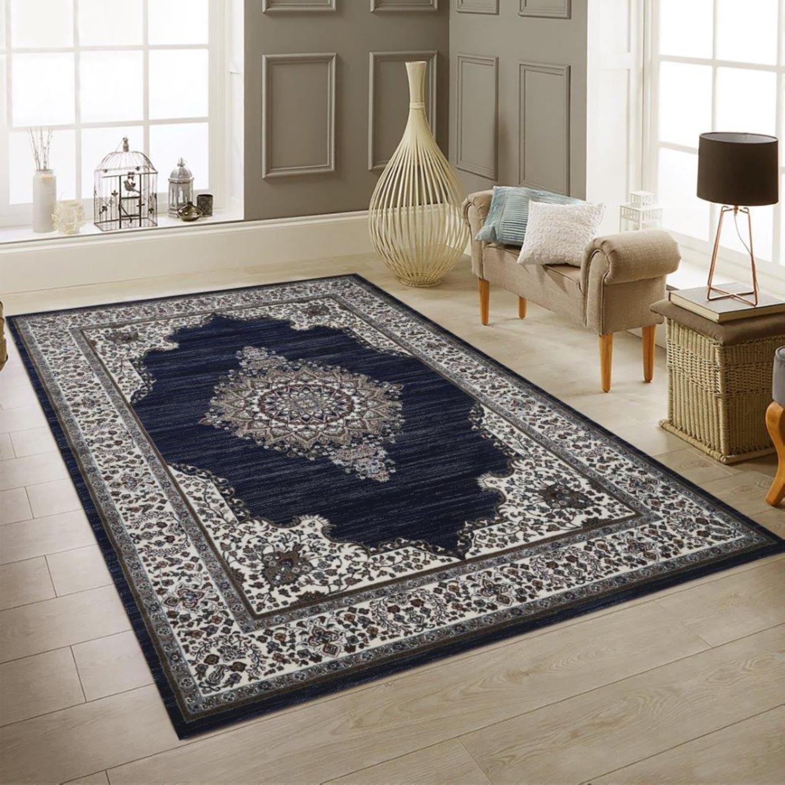 Master MT04 Navy Blue Area Rug — view 4