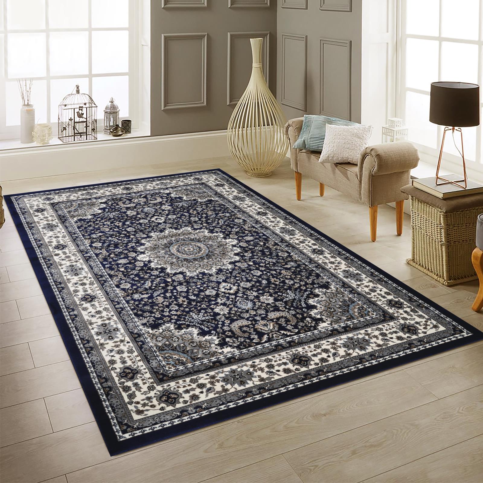 Master MT07 Navy Blue Area Rug — view 5
