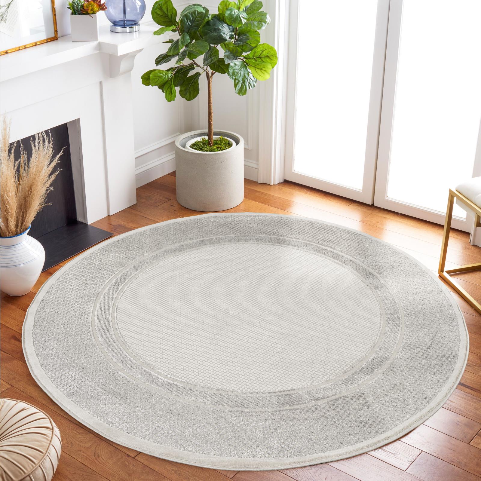 Omari OM12 Light Gray Area Rug — view 6