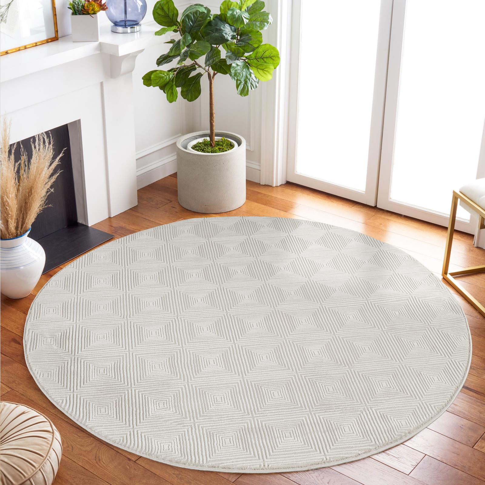 Omari OM16 Ivory Area Rug — view 6