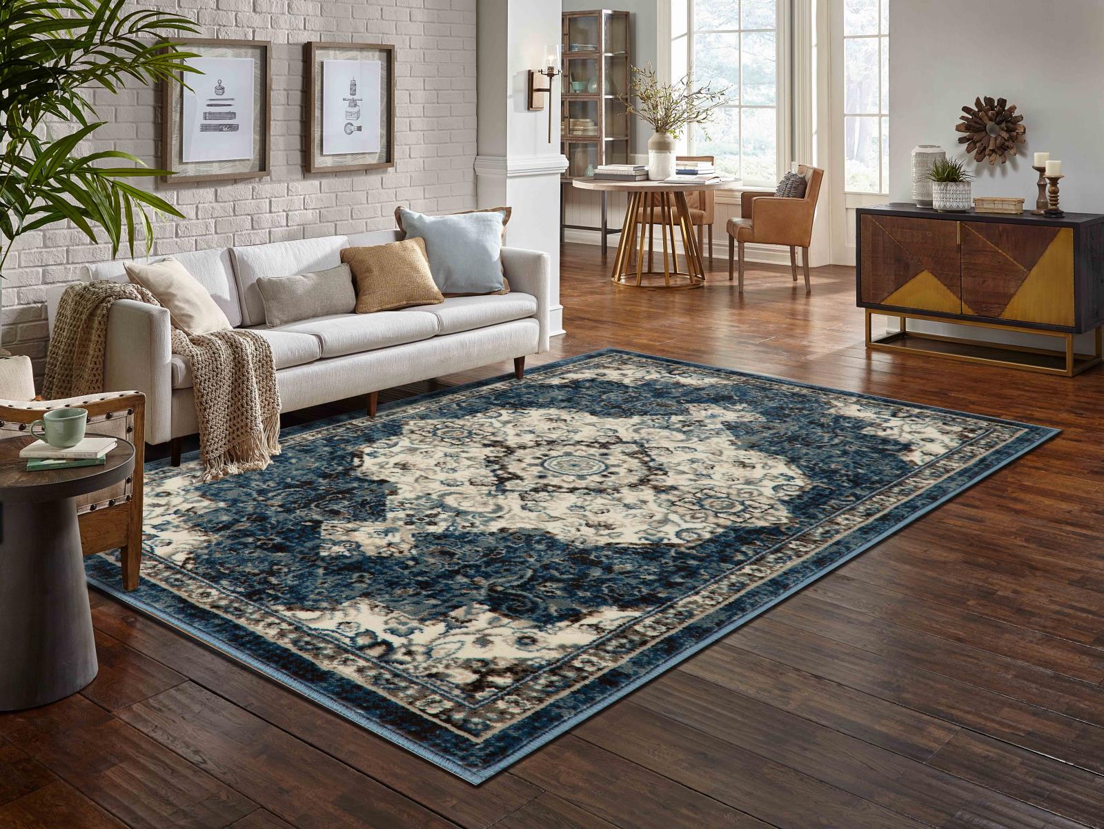 Anila NL02 Navy Blue Area Rug — view 2