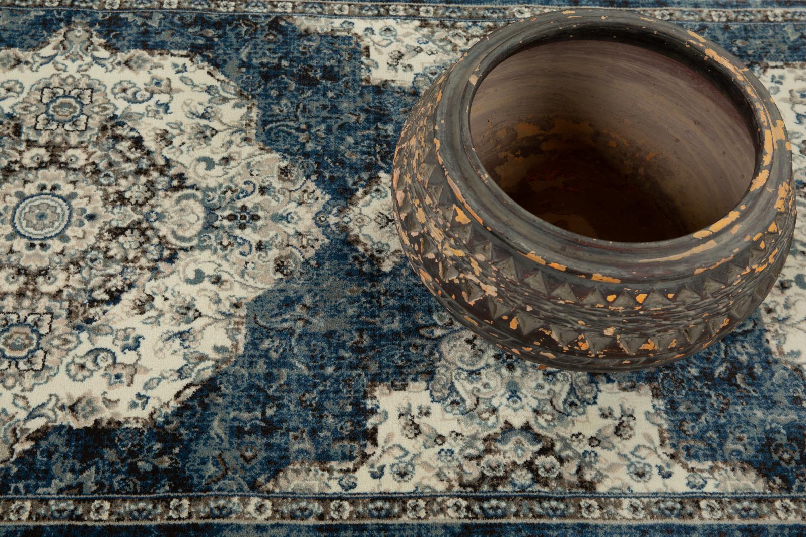 Anila NL02 Navy Blue Area Rug — view 12