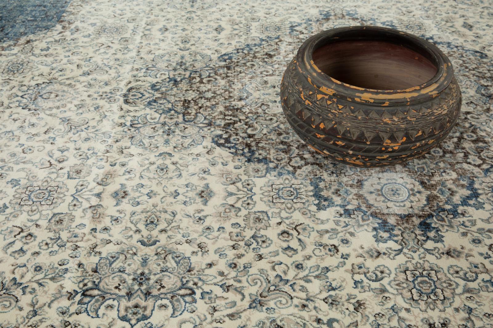 Anila NL02 Navy Blue Area Rug — view 7