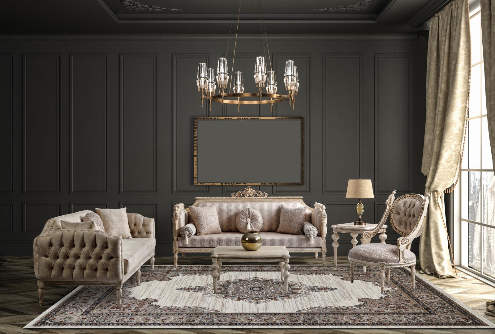 Master MT03 Ivory Area Rug — view 6