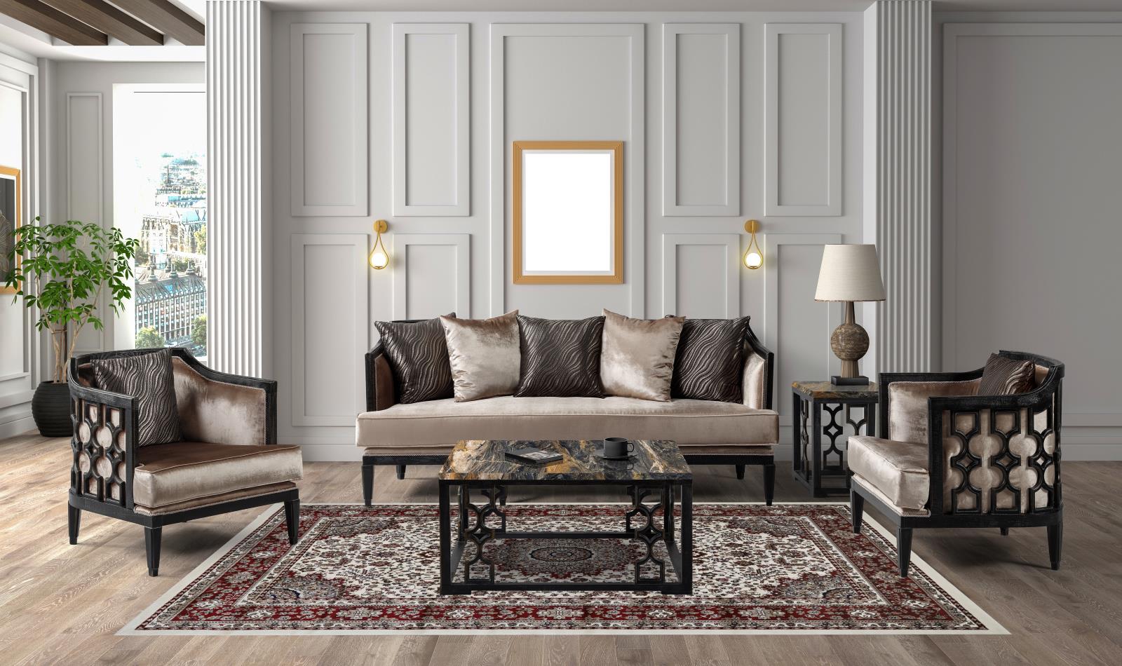 Master MT09 Ivory Area Rug — view 2