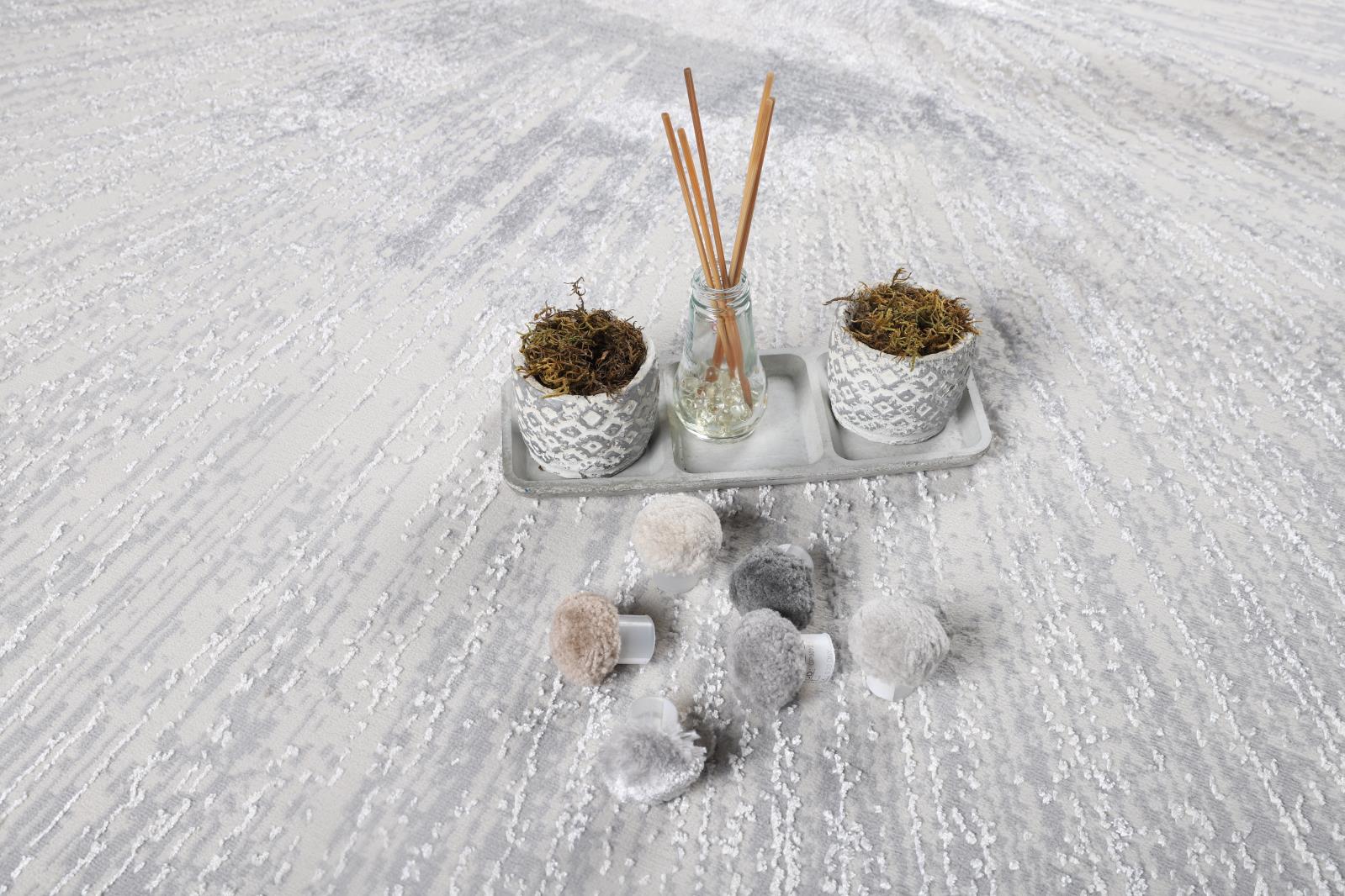 Hania HN02 Silver Gray Area Rug — view 3