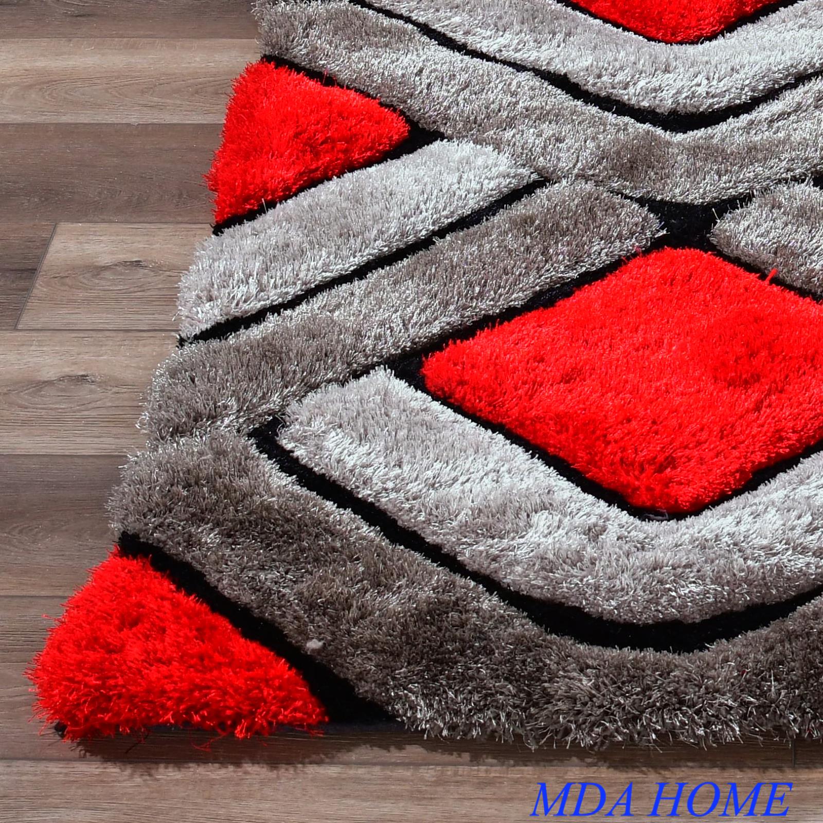 Mateos MS27 Gray Shag Rug — view 3