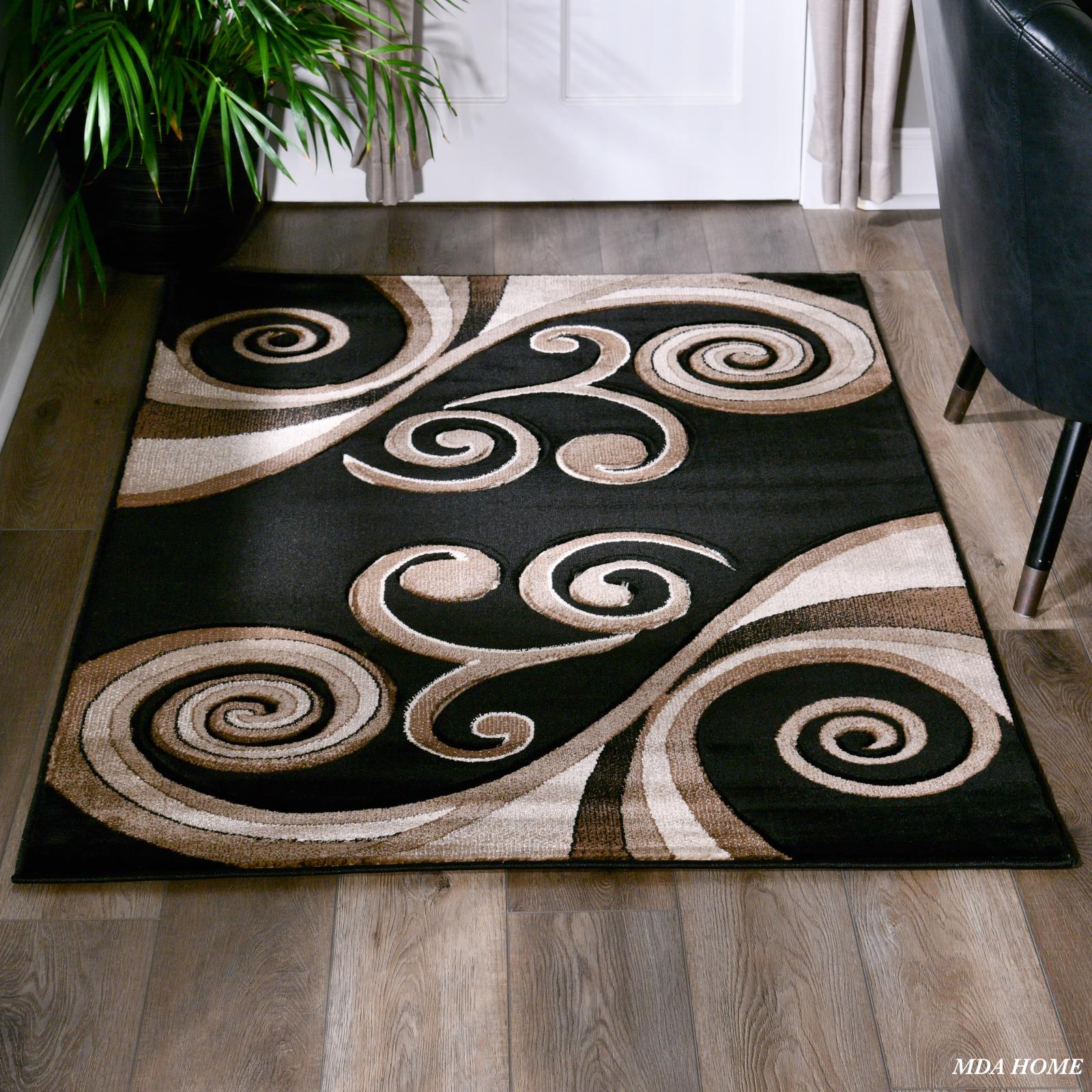 Orelsi OR47 Black Area Rug — view 11