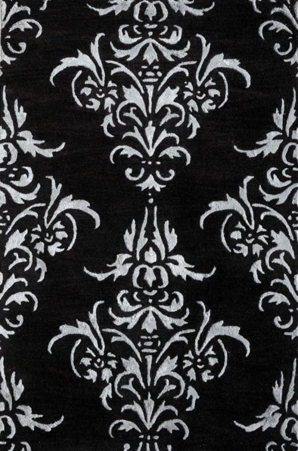 Como CO07 Black Area Rug