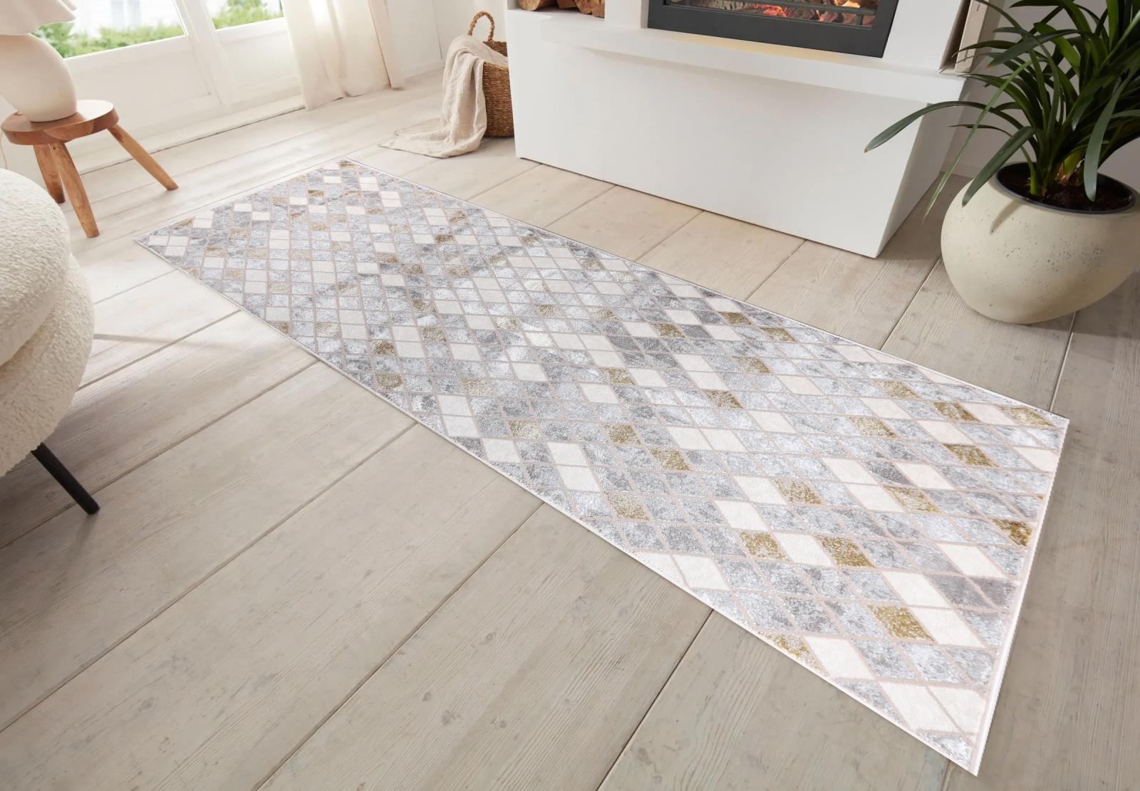 Viana VIA01 Light Gray Area Rug — view 2