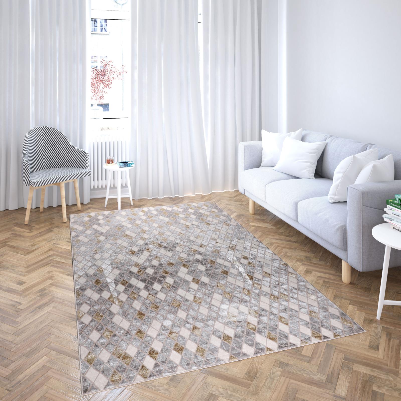 Viana VIA01 Light Gray Area Rug — view 4
