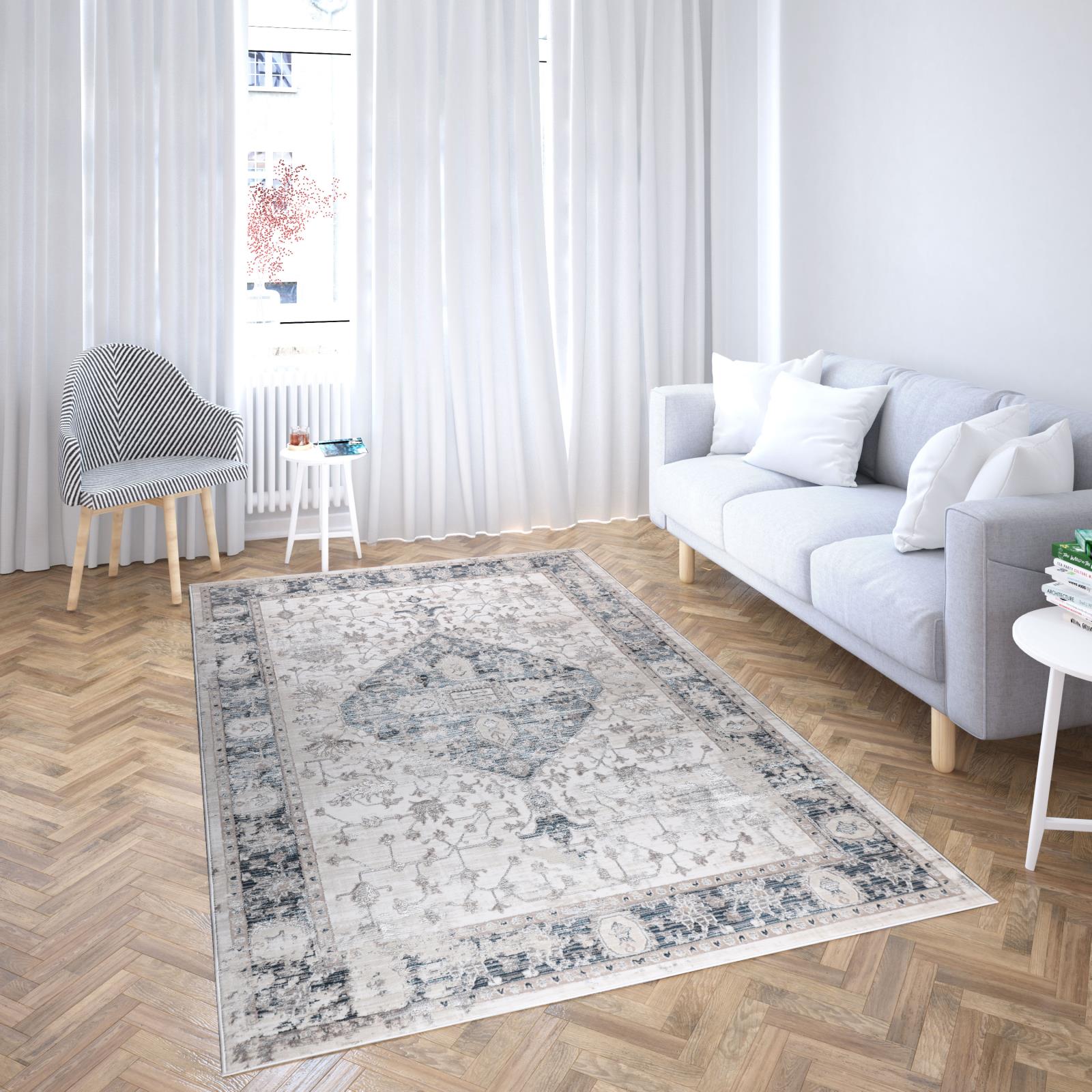 Viana VIA03 Ivory Area Rug — view 2