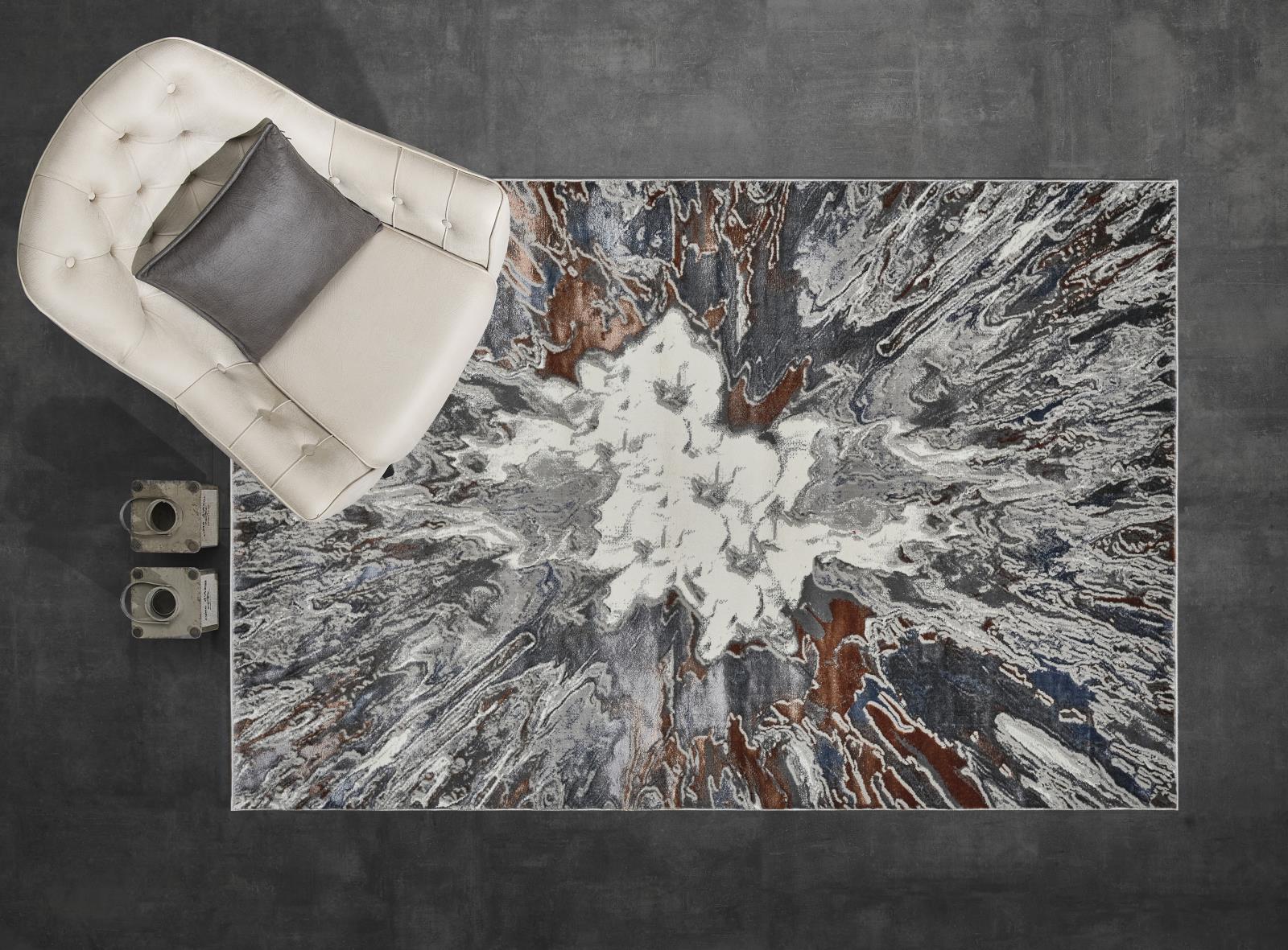 Inspire IR01 Gray Area Rug — view 2